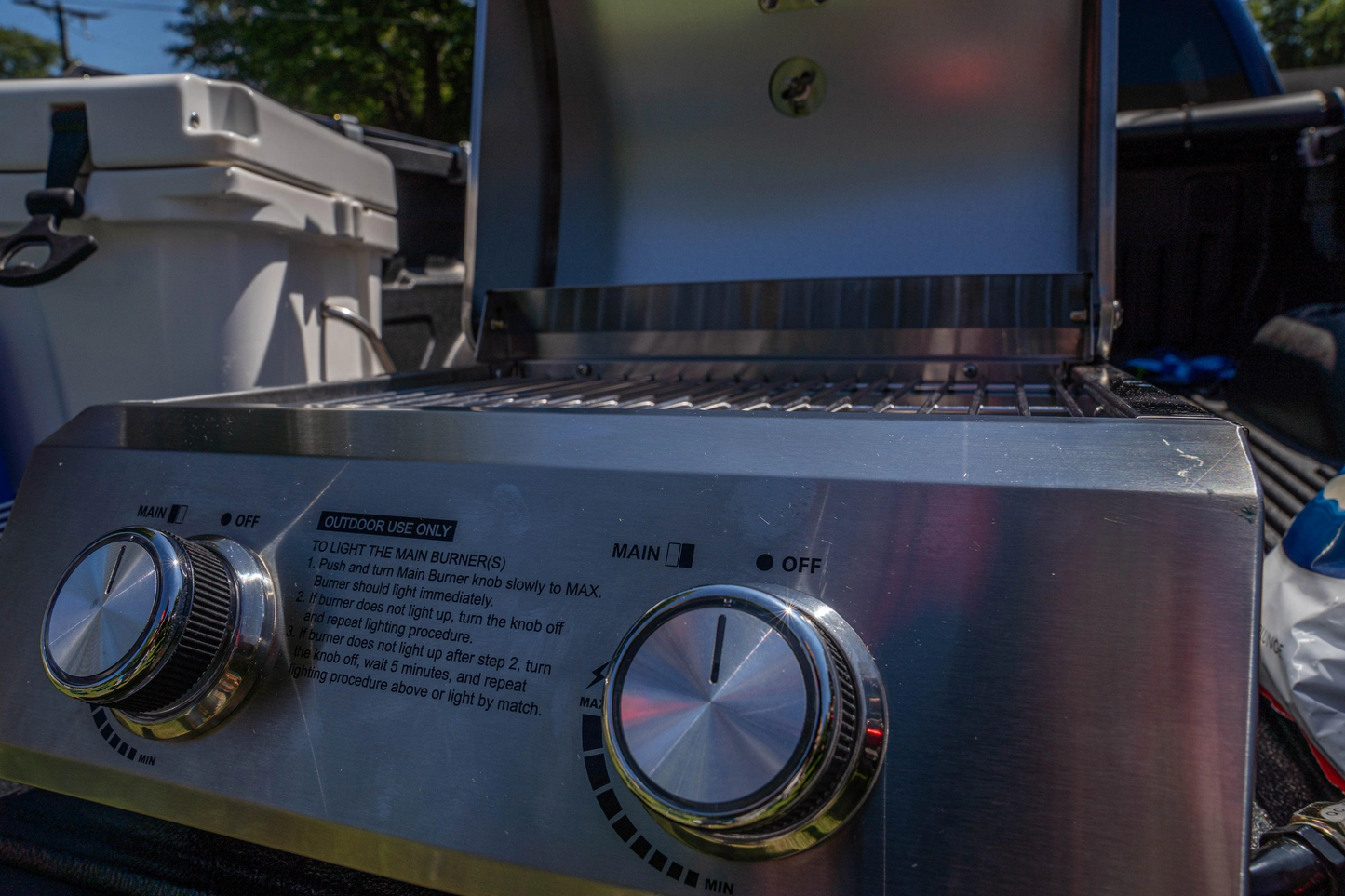 Monument Grills 13742 | Stainless Tabletop Gas Grill