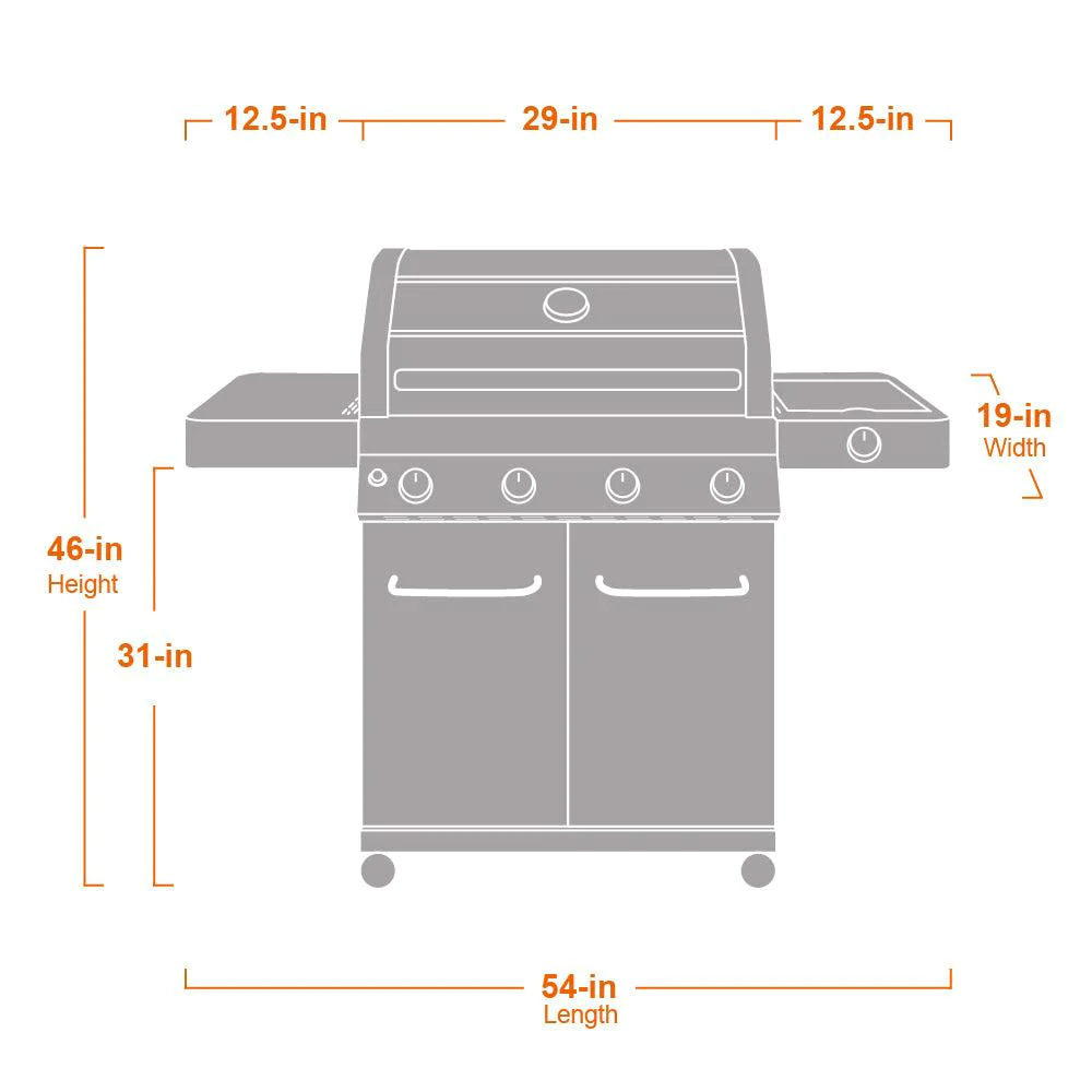 Monument Grills 41847NG | Stainless Propane/Natural Gas Grill