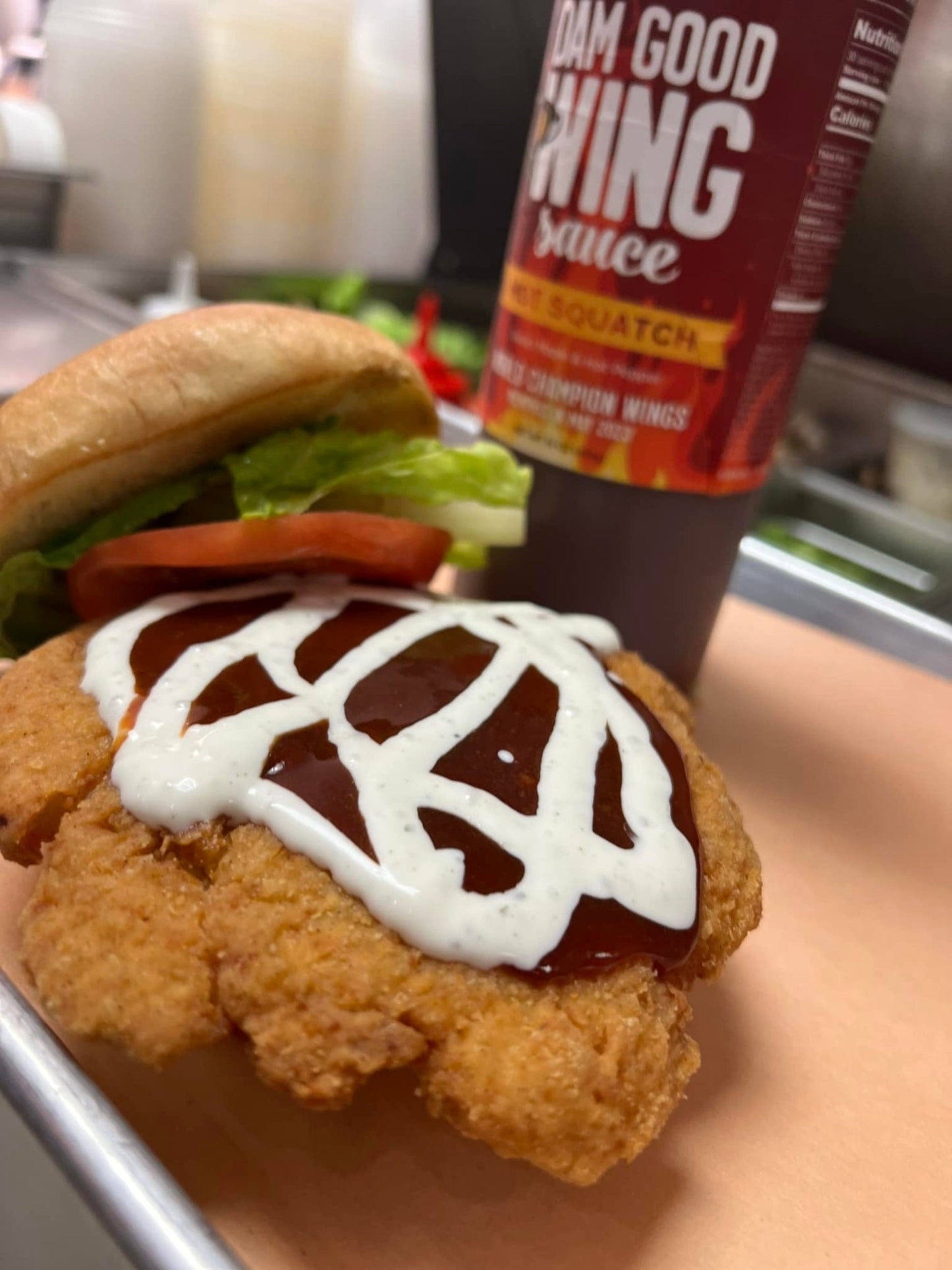 Russell's DAM GOOD BBQ Hot Squatch Wing Sauce