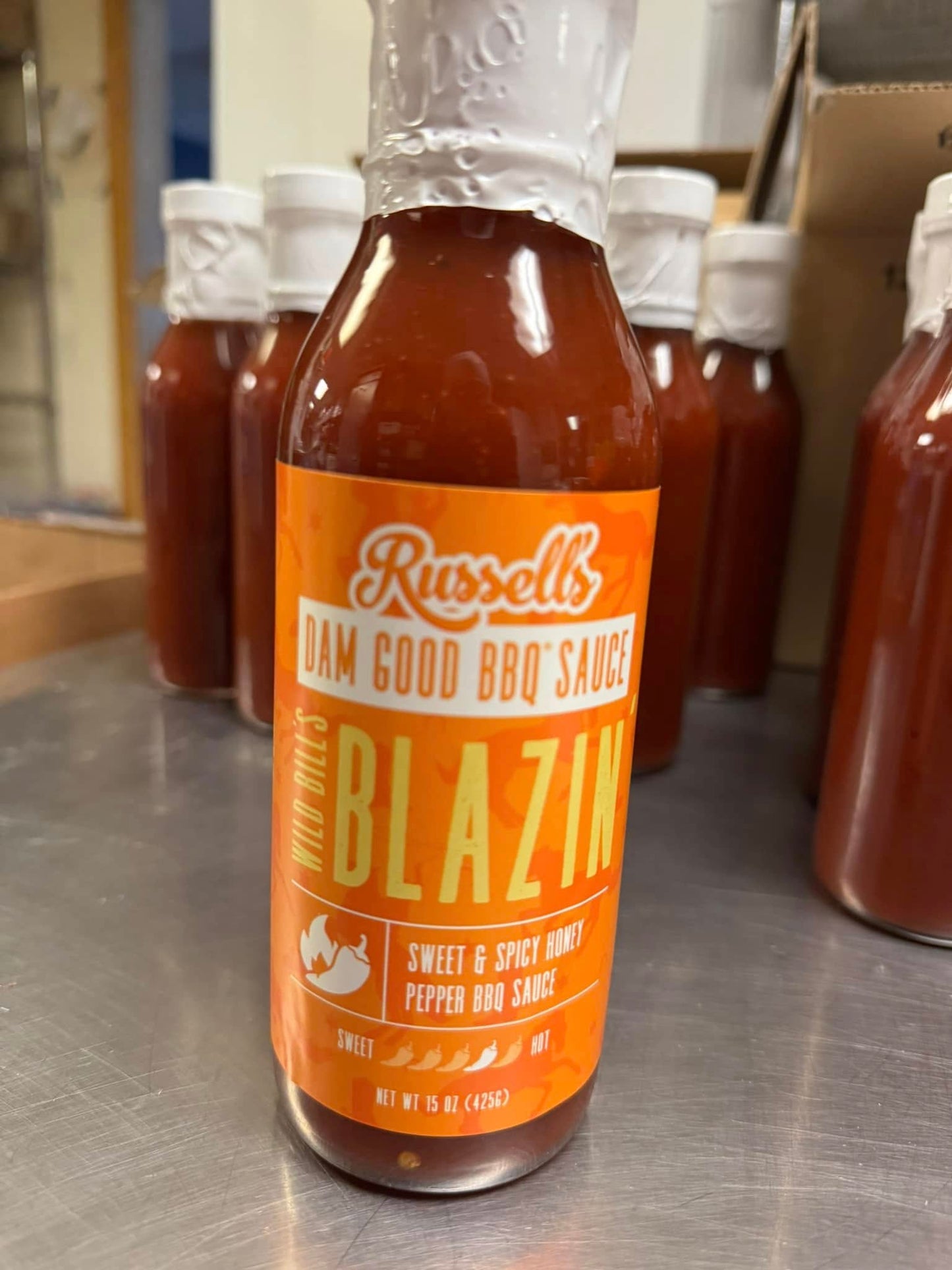 Russell's DAM GOOD BBQ Wild Bill's Blazin' Sauce