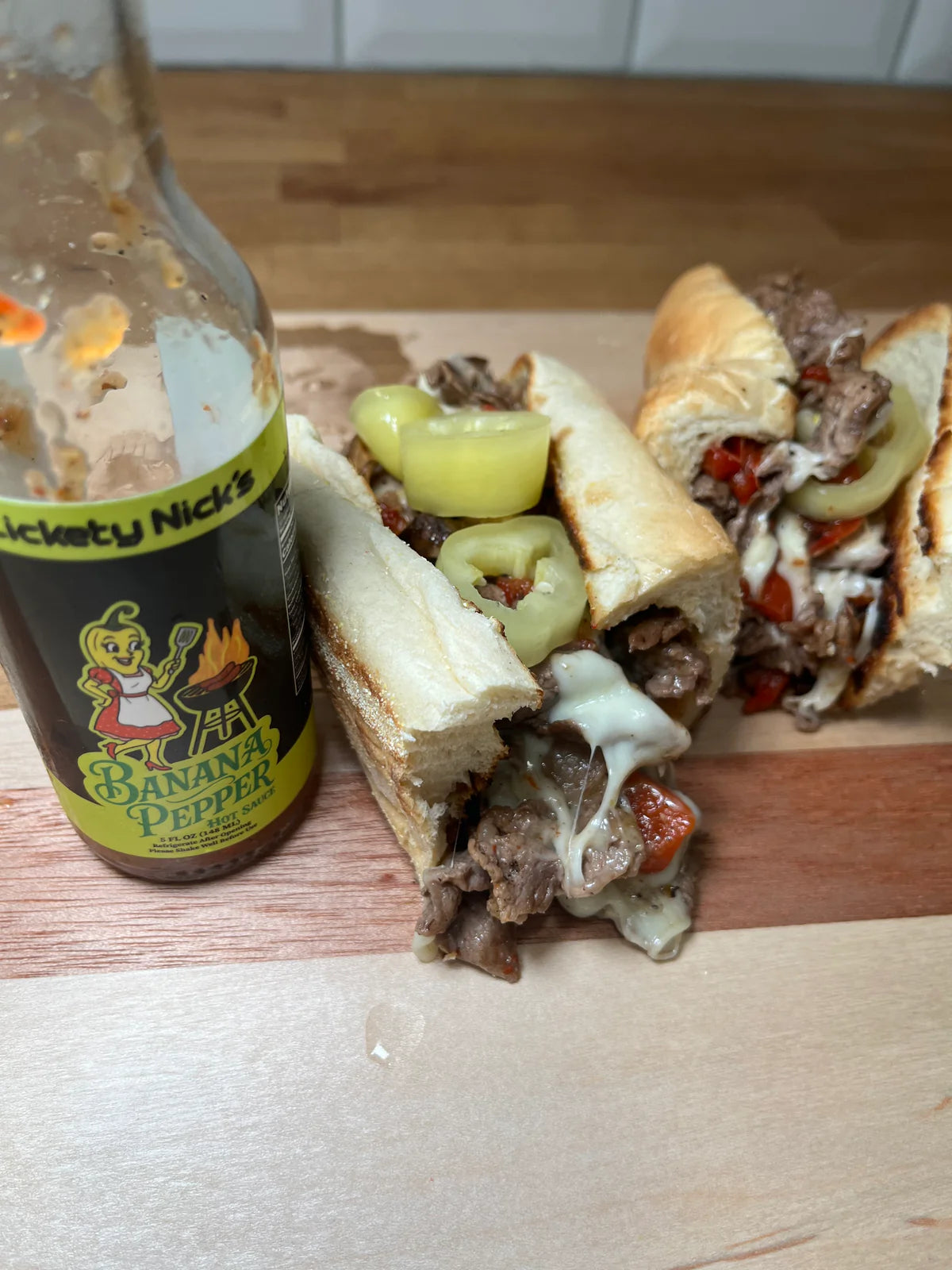 Lickety Nick's Banana Pepper Hot Sauce (Mild Heat)
