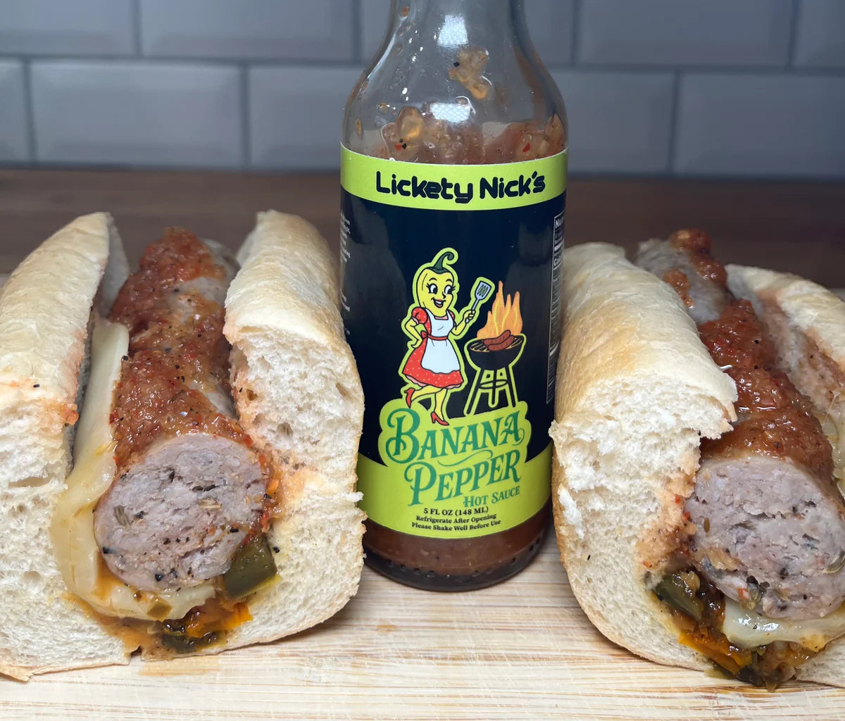 Lickety Nick's Banana Pepper Hot Sauce (Mild Heat)