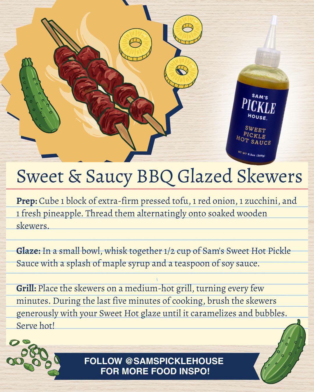 Sam's Pickle House Sweet Pickle Hot Sauce