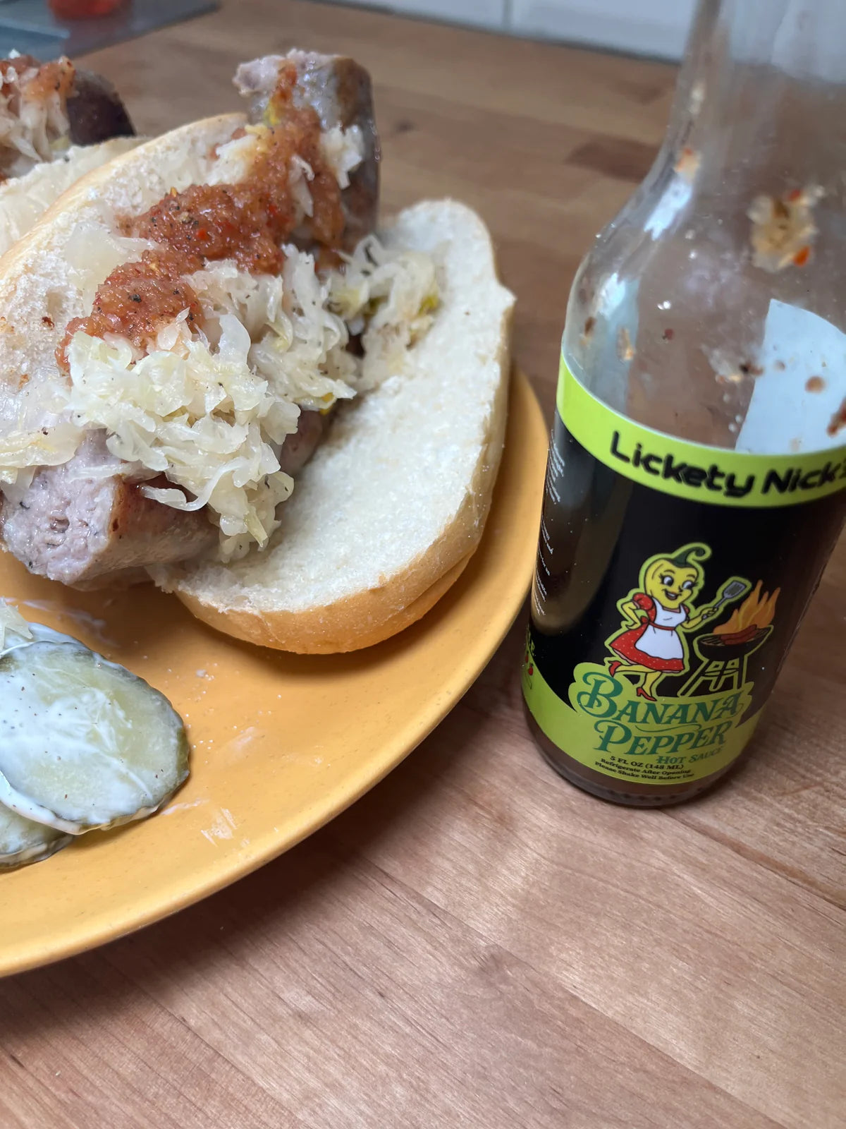 Lickety Nick's Banana Pepper Hot Sauce (Mild Heat)