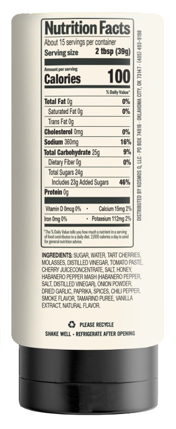 Kosmo's Q Cherry Habanero BBQ Sauce
