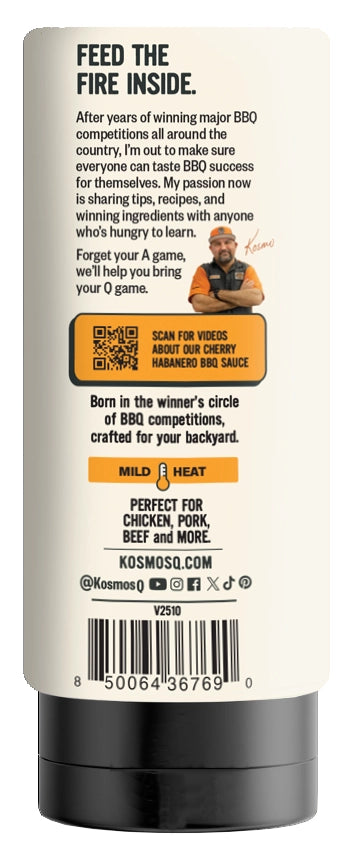 Kosmo's Q Cherry Habanero BBQ Sauce