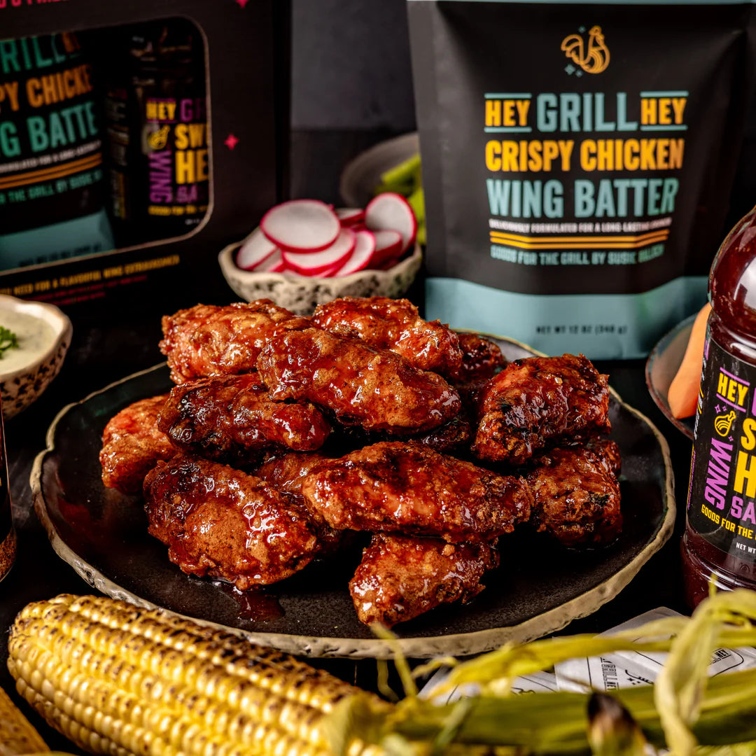 Hey Grill Hey Crispy Chicken Wing Batter