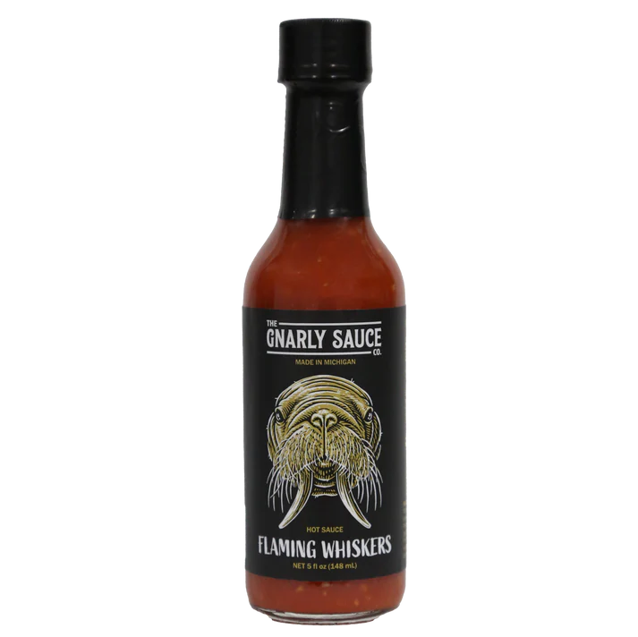 The Gnarly Sauce Company Flaming Whiskers Hot Sauce