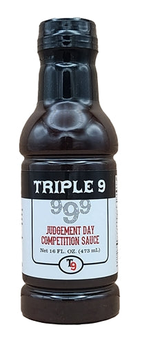 Triple 9 Judgement Day Competition BBQ Sauce
