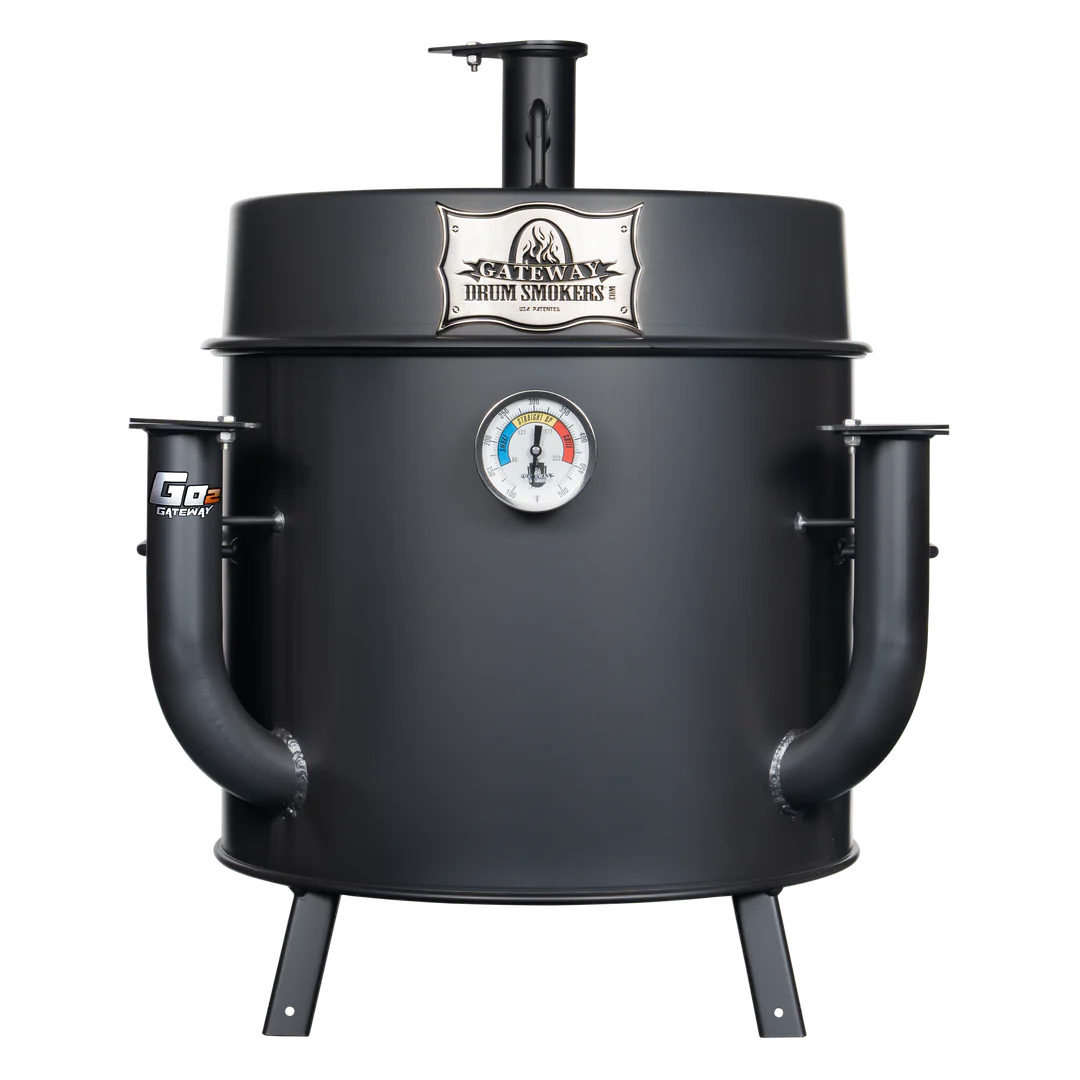 Gateway Drum Smoker GO2 Smoker and Grill - Matte Black