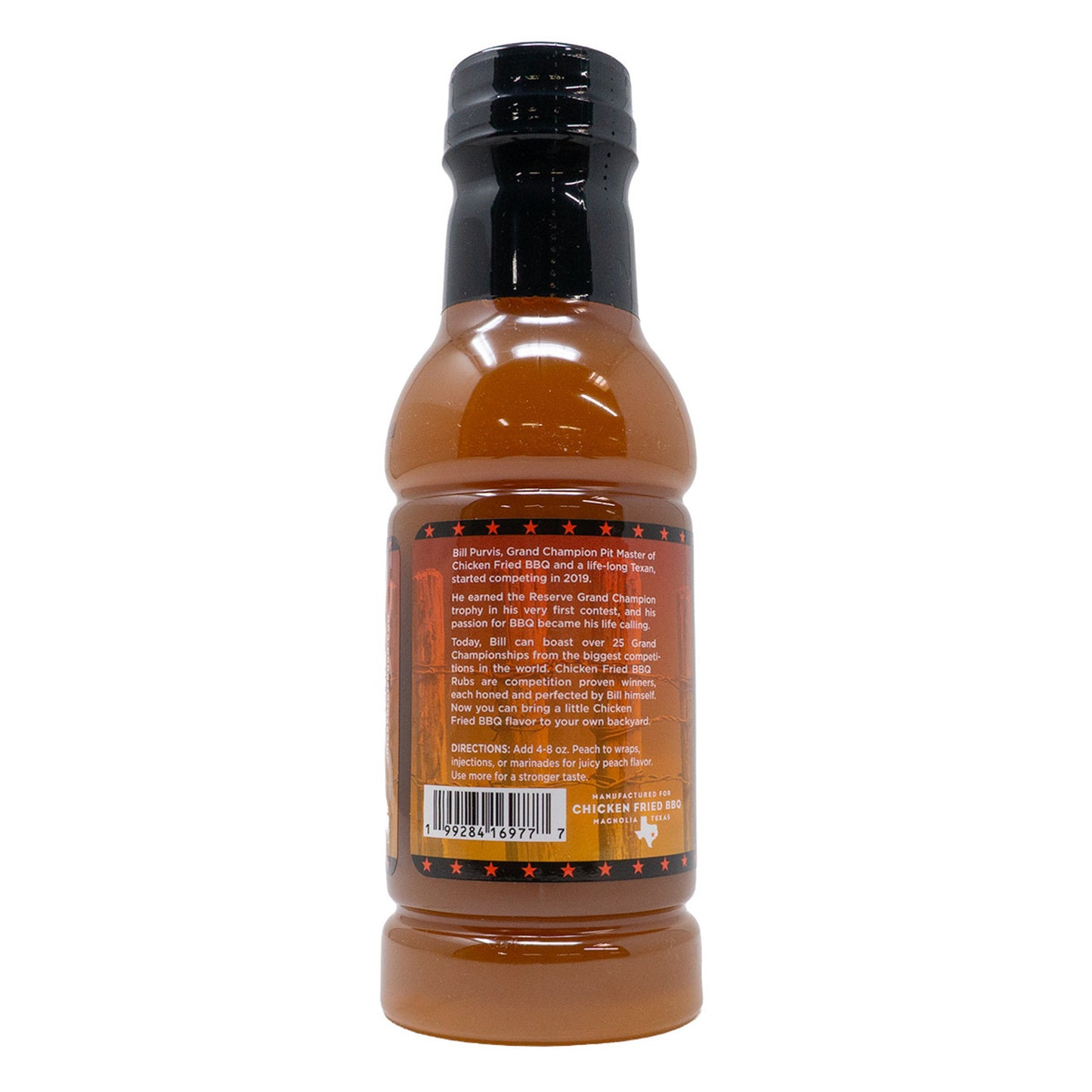 Chicken Fried BBQ Peach Pork & Rib Wrap