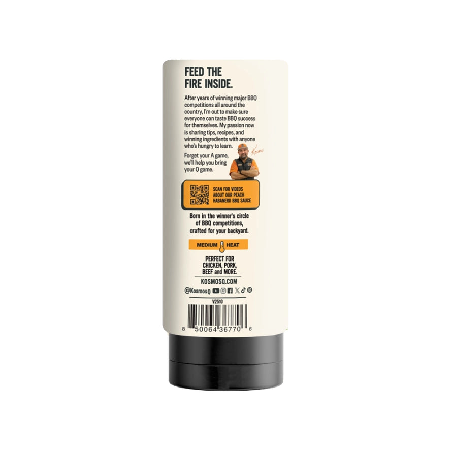 Kosmo's Q Peach Habanero BBQ Sauce