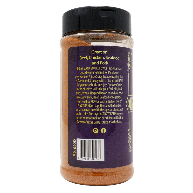 Texas Oil Dust Piggy Bank Pork & Rib Rub