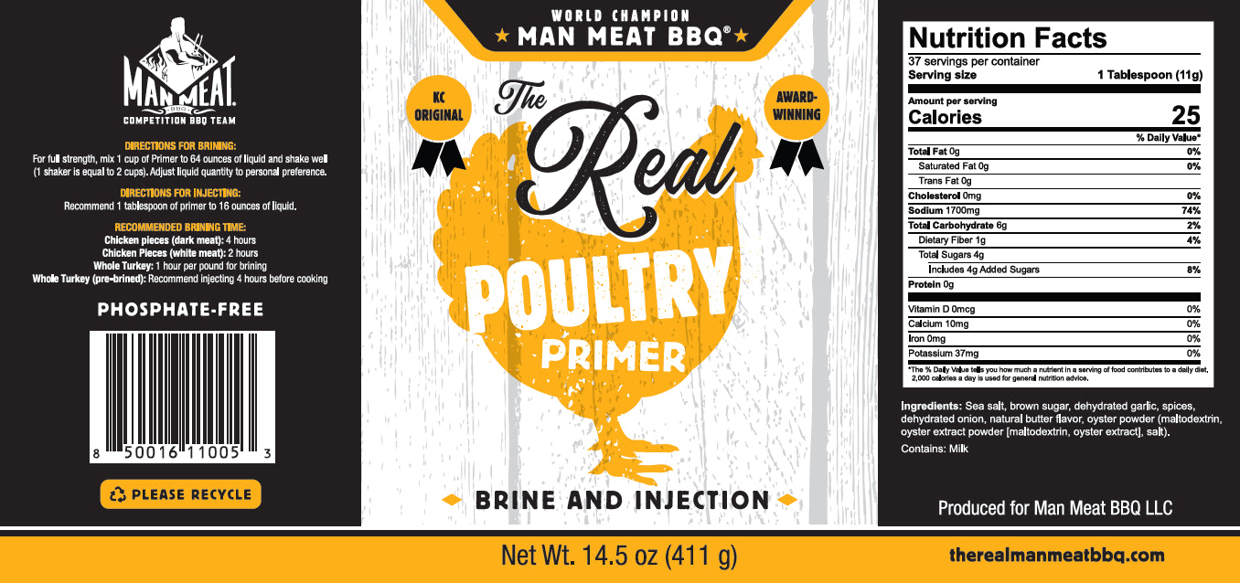 Man Meat BBQ The Real Poultry Primer