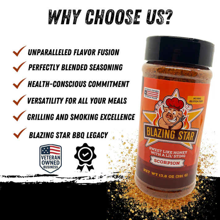 Blazing Star Scorpion Rub & Seasoning
