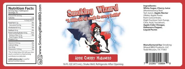 Smoking Wizard Apple Cherry Habanero Glaze