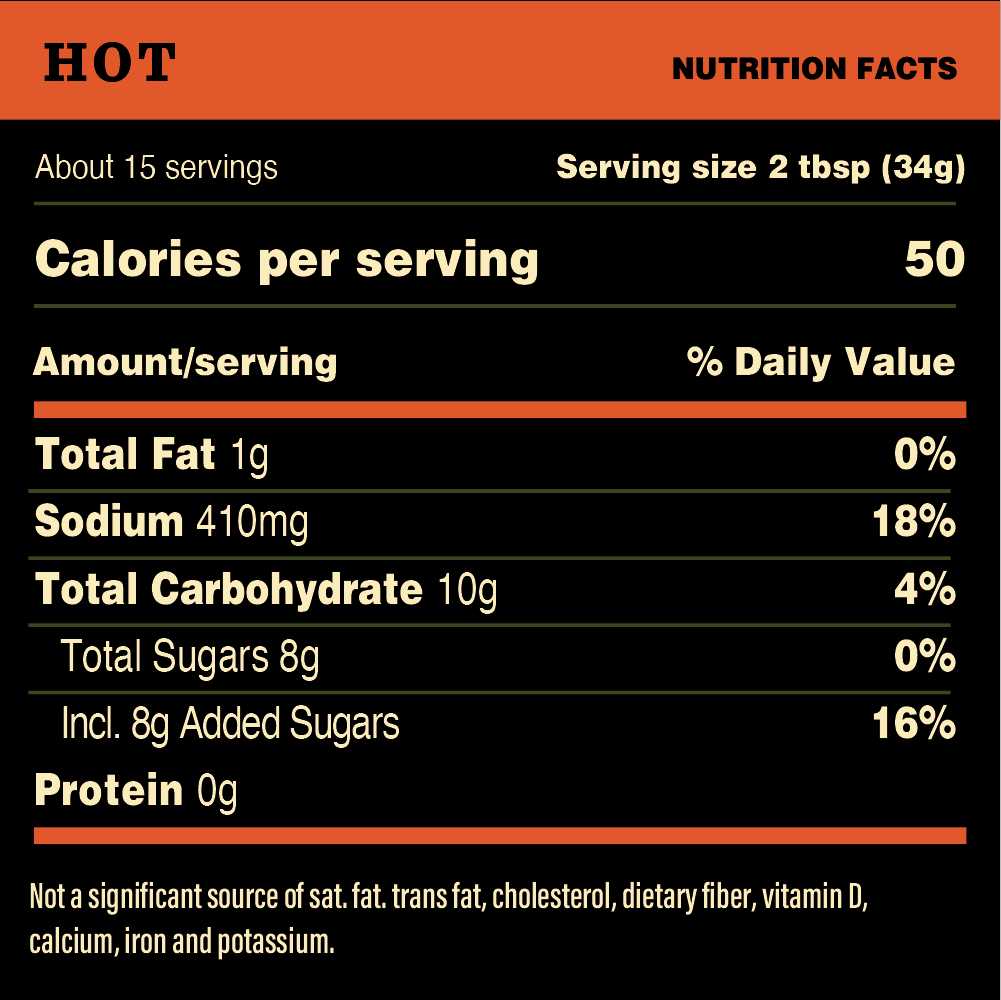 Rendezvous Hot BBQ Sauce