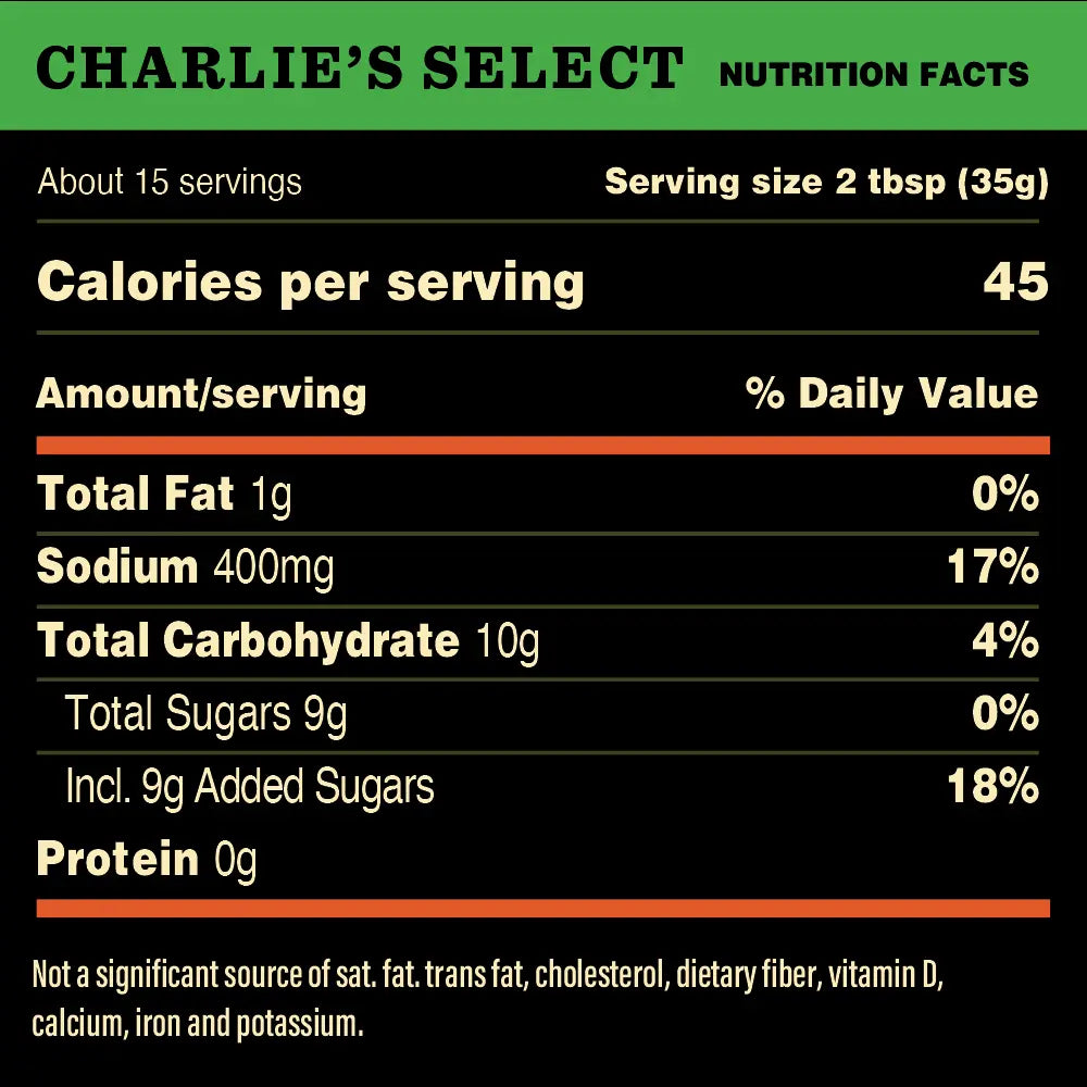 Rendezvous Charlie’s Select BBQ Sauce