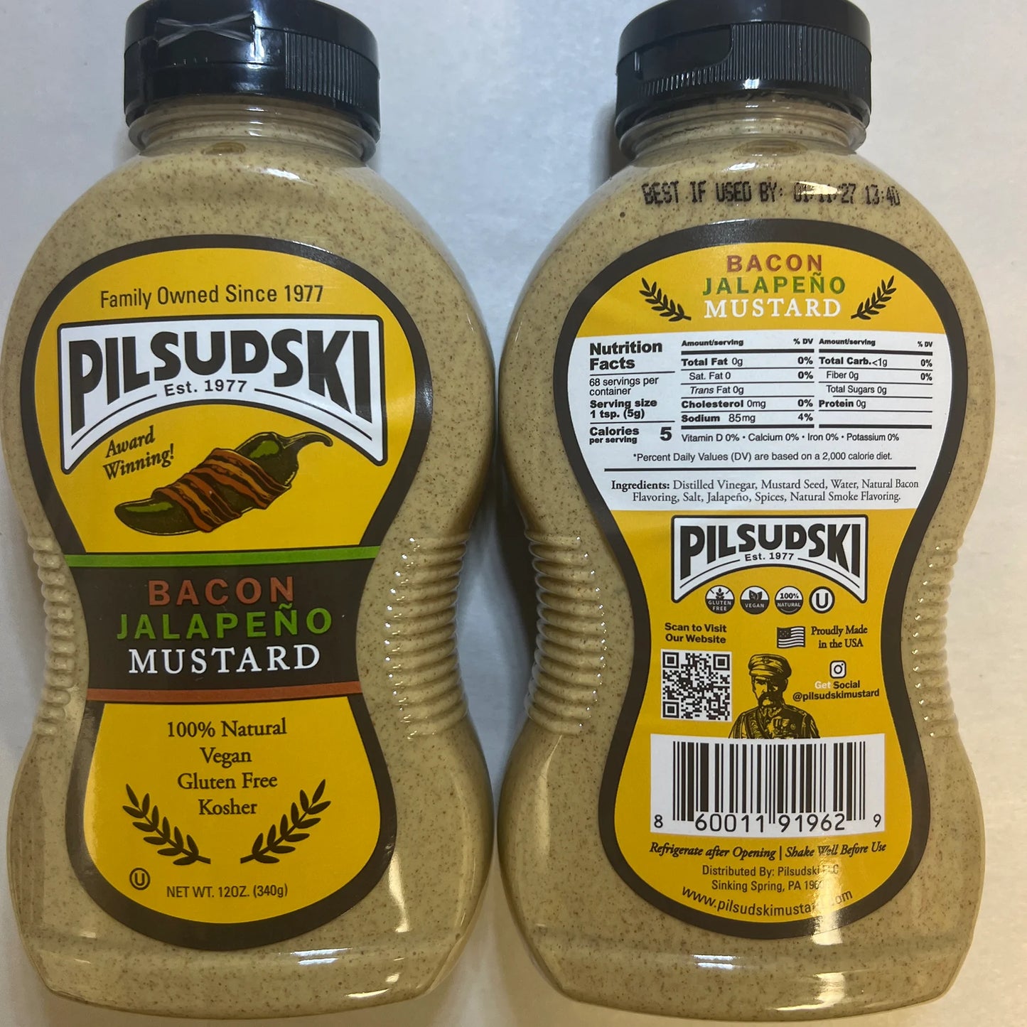 Pilsudski Mustard Co. Bacon Jalapeño Mustard