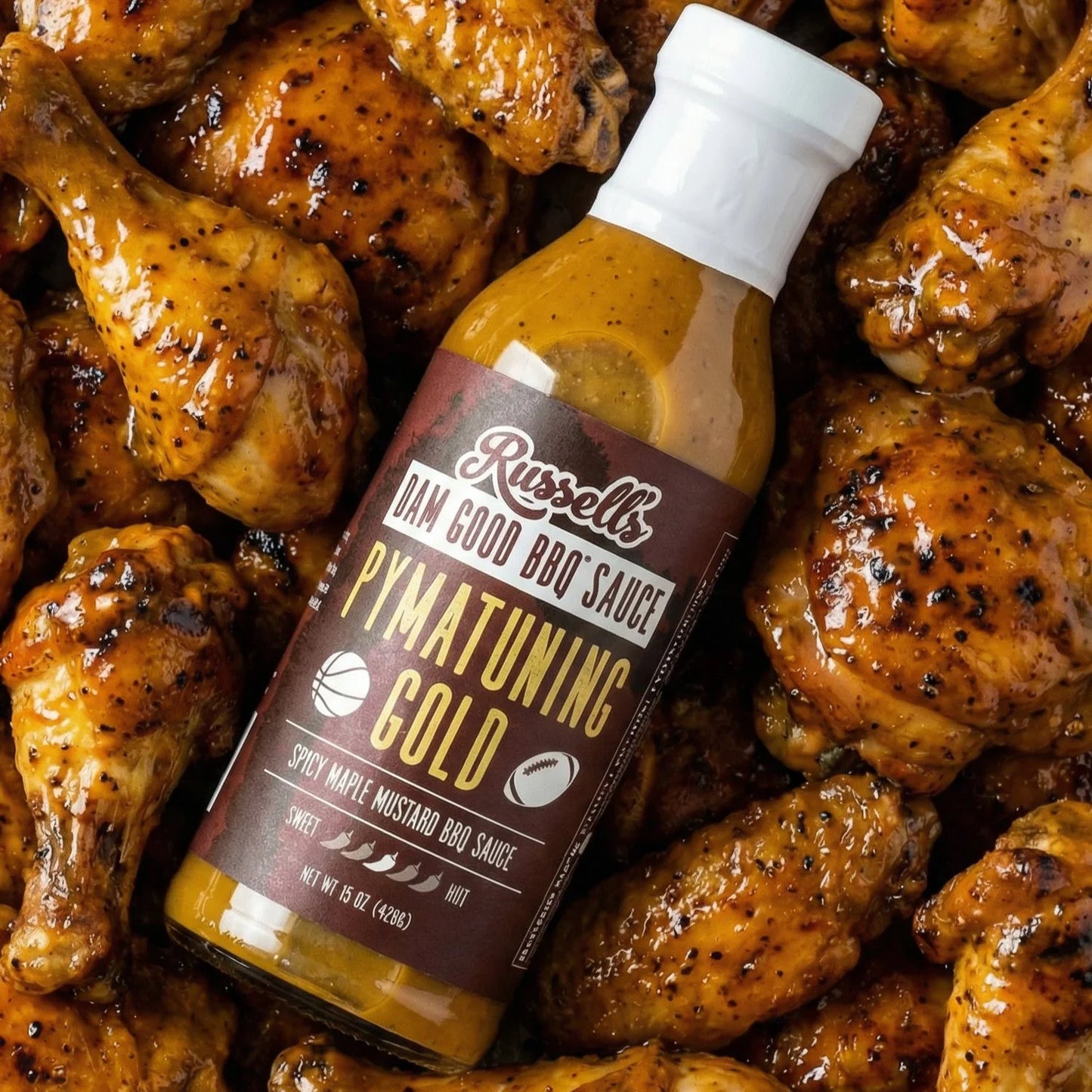 Russell's DAM GOOD BBQ Pymatuning Gold Sauce