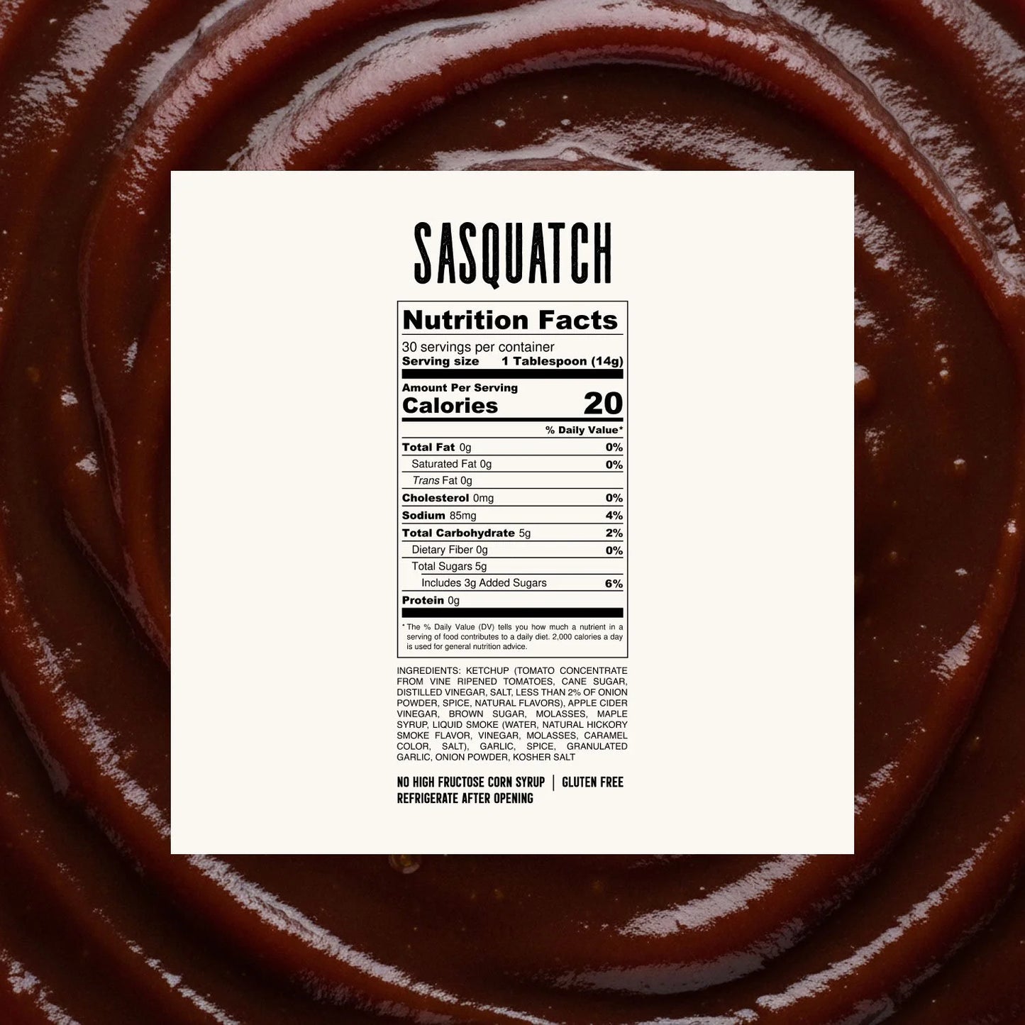 Russell's DAM GOOD BBQ Sasquatch Sauce