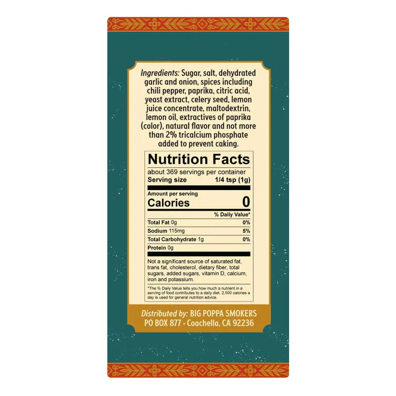 Big Poppa's Happy Ending Finishing Dust Seasoning