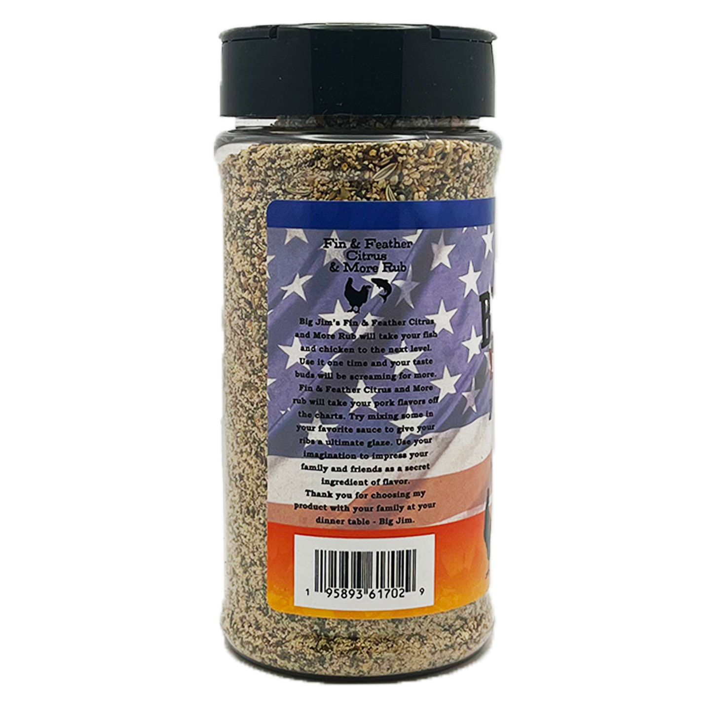 Big Jim's Fin & Feather Citrus Rub
