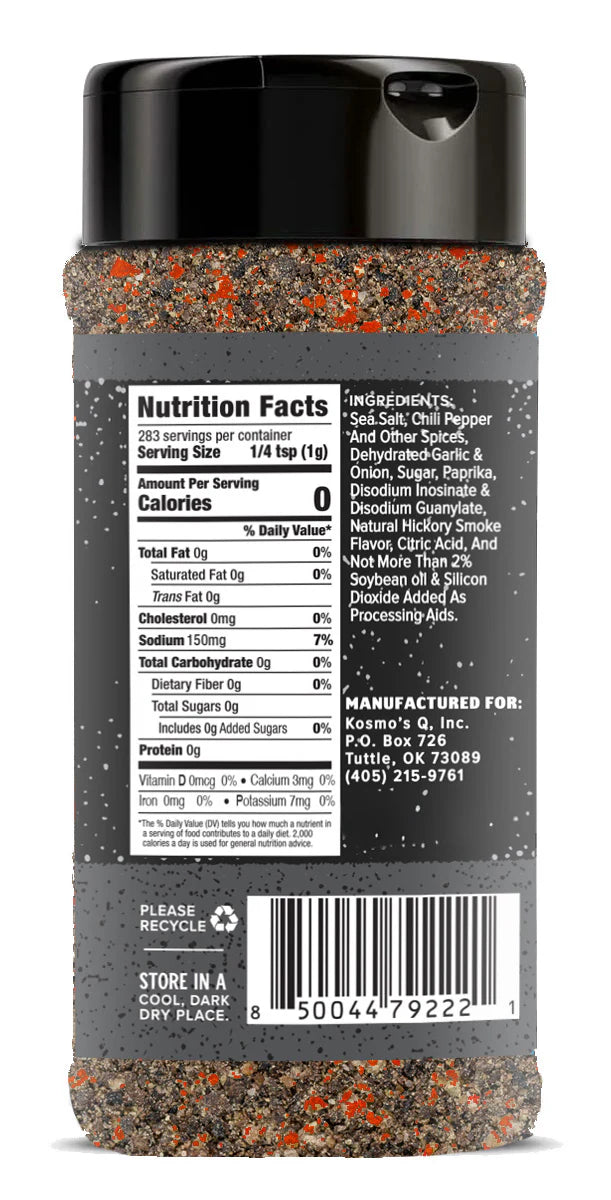 Kosmo's Q Coarse Double Pepper Cow Cover Rub