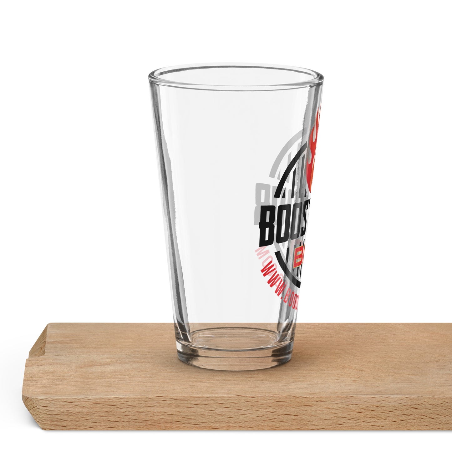 Boost Your BBQ Shaker pint glass