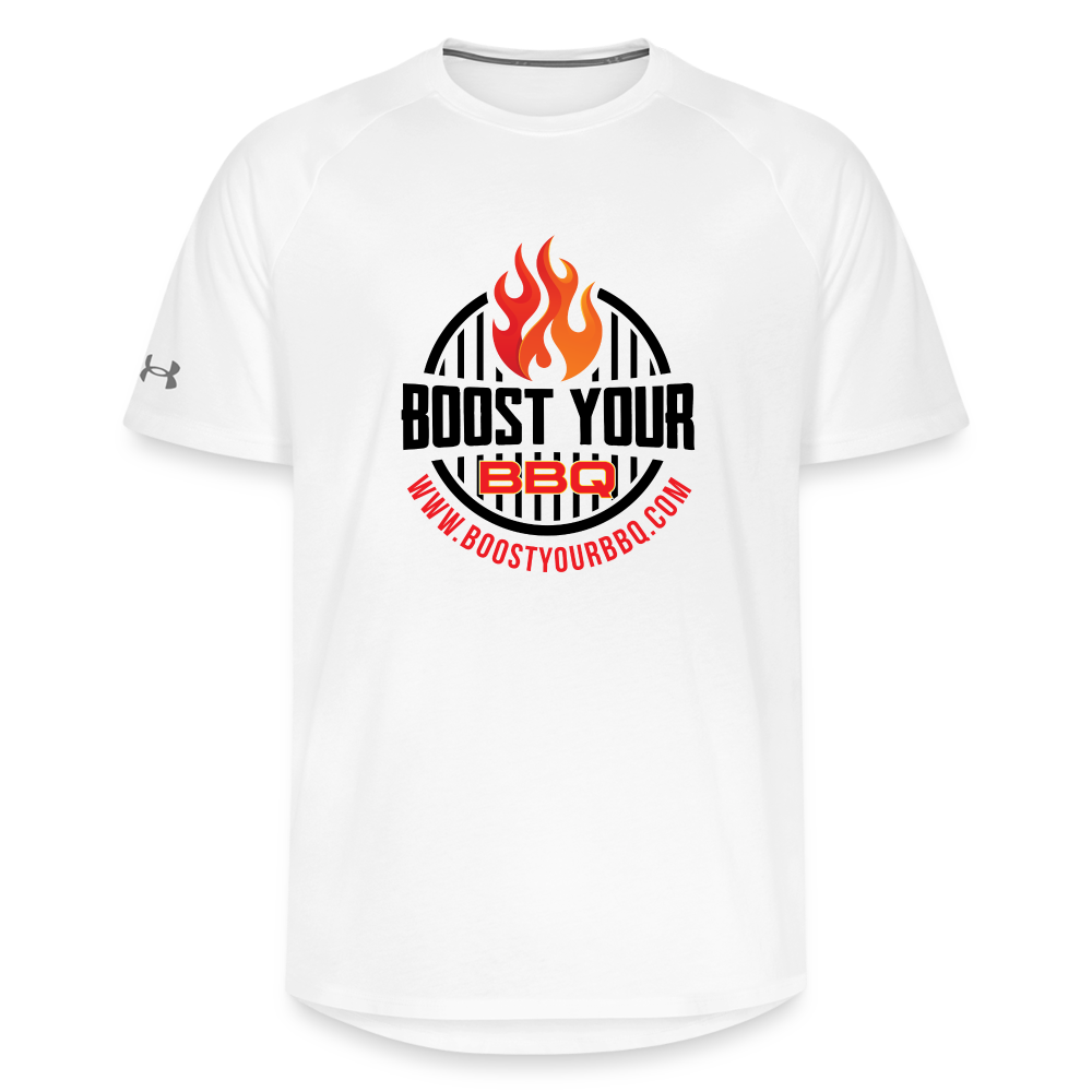 BYBBQ White Under Armour Unisex Athletics T-Shirt - white