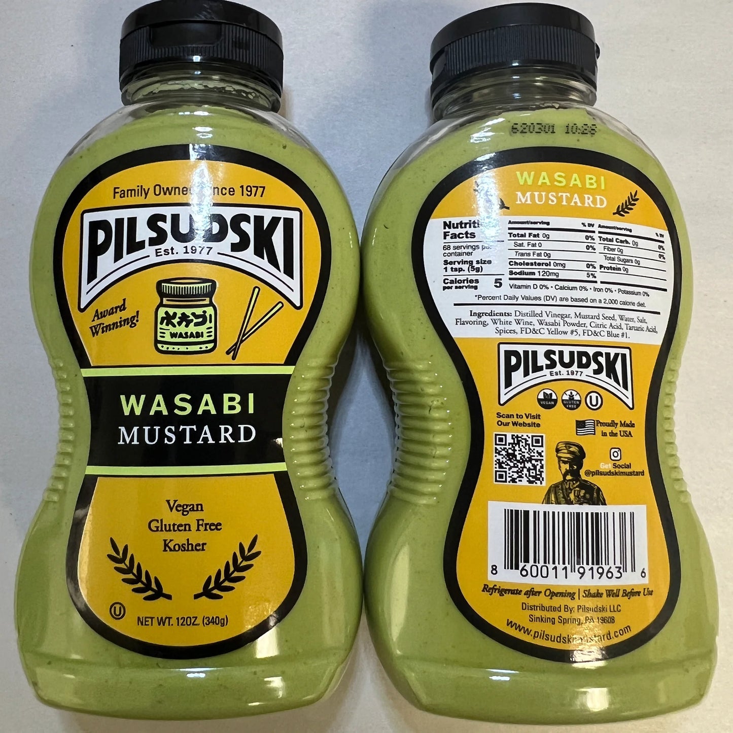 Pilsudski Mustard Co. Wasabi Mustard