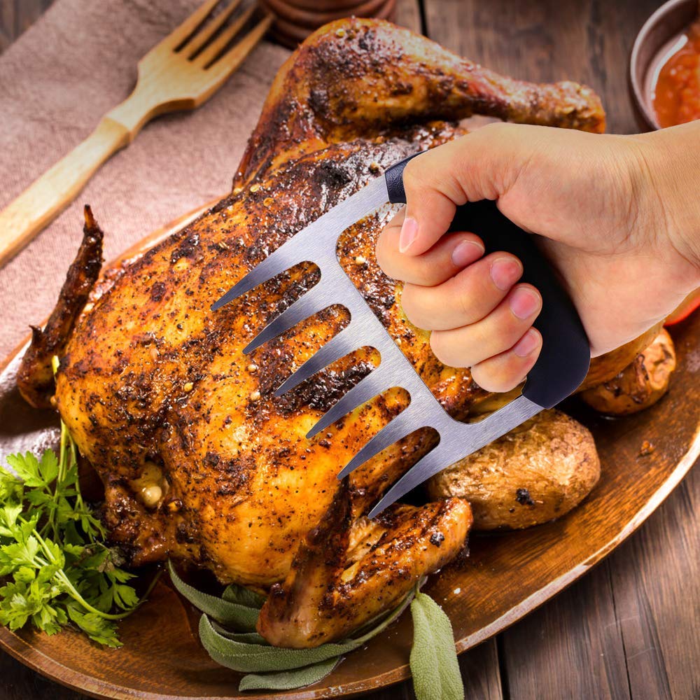 Stainless Steel BBQ Shredding Claws (1 Pair/2 Claws)