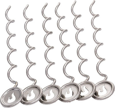 Char-Broil Stainless Steel Potato Screws- 6 Pack