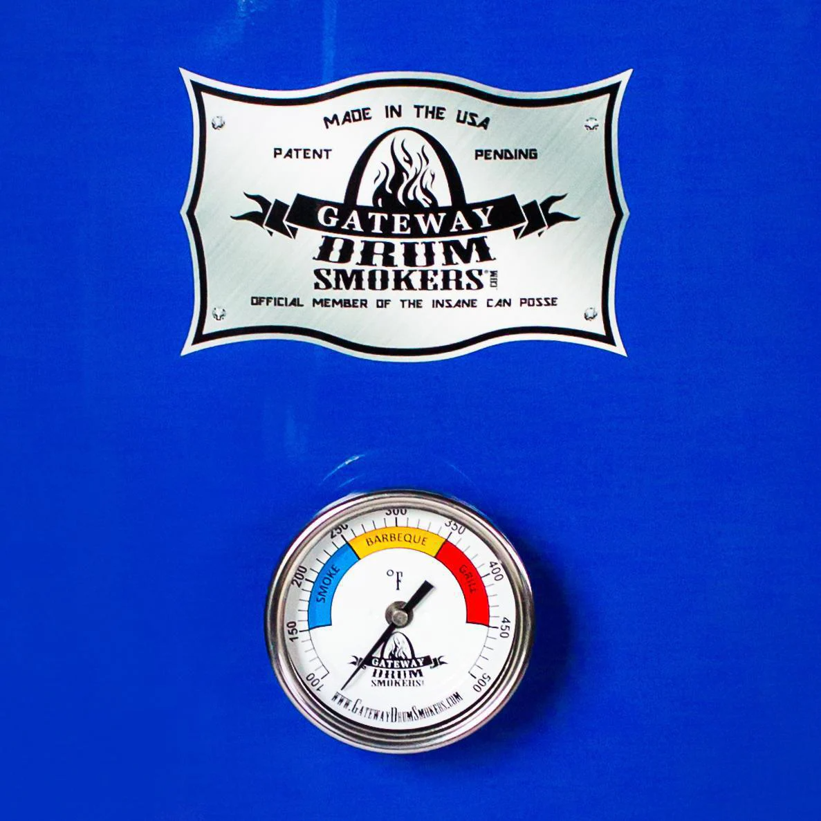 Gateway Drum Smoker Sizzle 55G - Glossy Blue