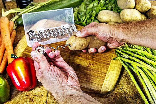 Char-Broil Stainless Steel Potato Screws- 6 Pack