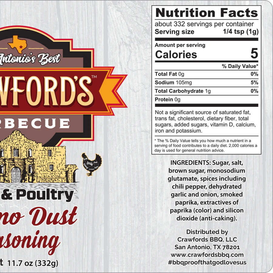 Crawford's Barbecue Alamo Dust