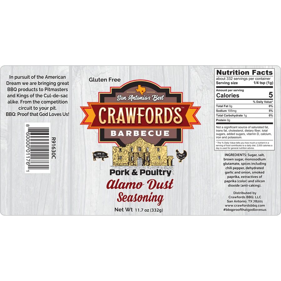 Crawford's Barbecue Alamo Dust
