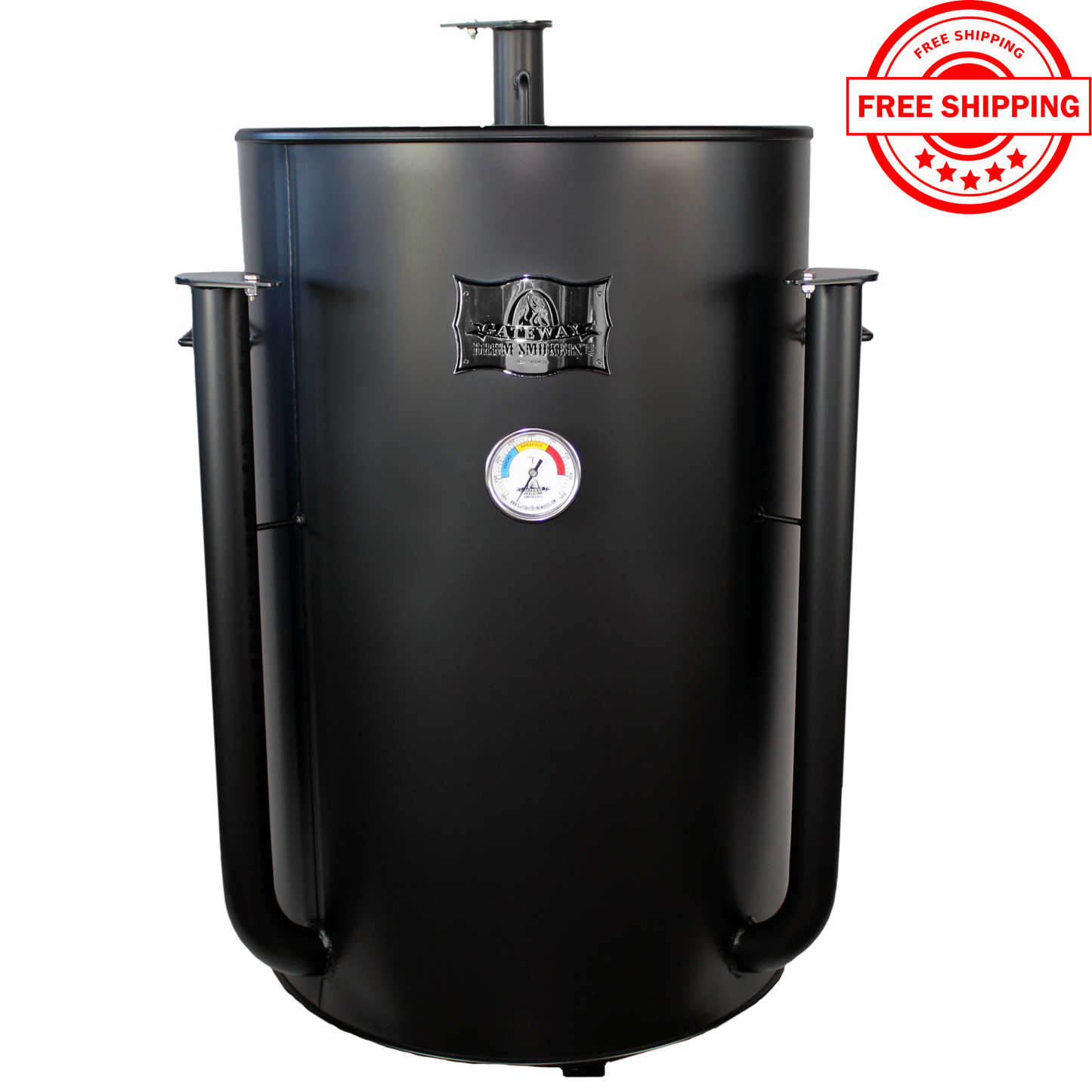 Gateway Drum Smoker Straight Up 55G - Matte Black