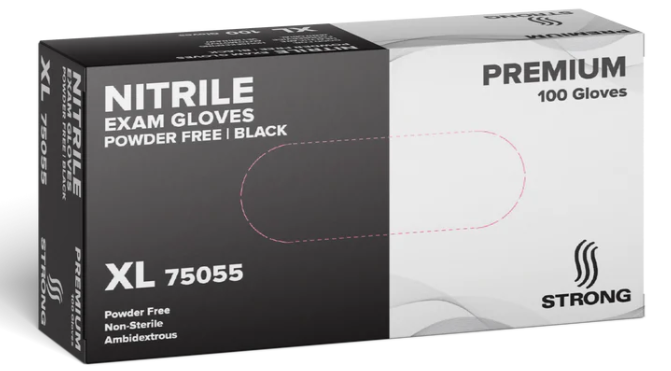 Black Nitrile Premium Gloves