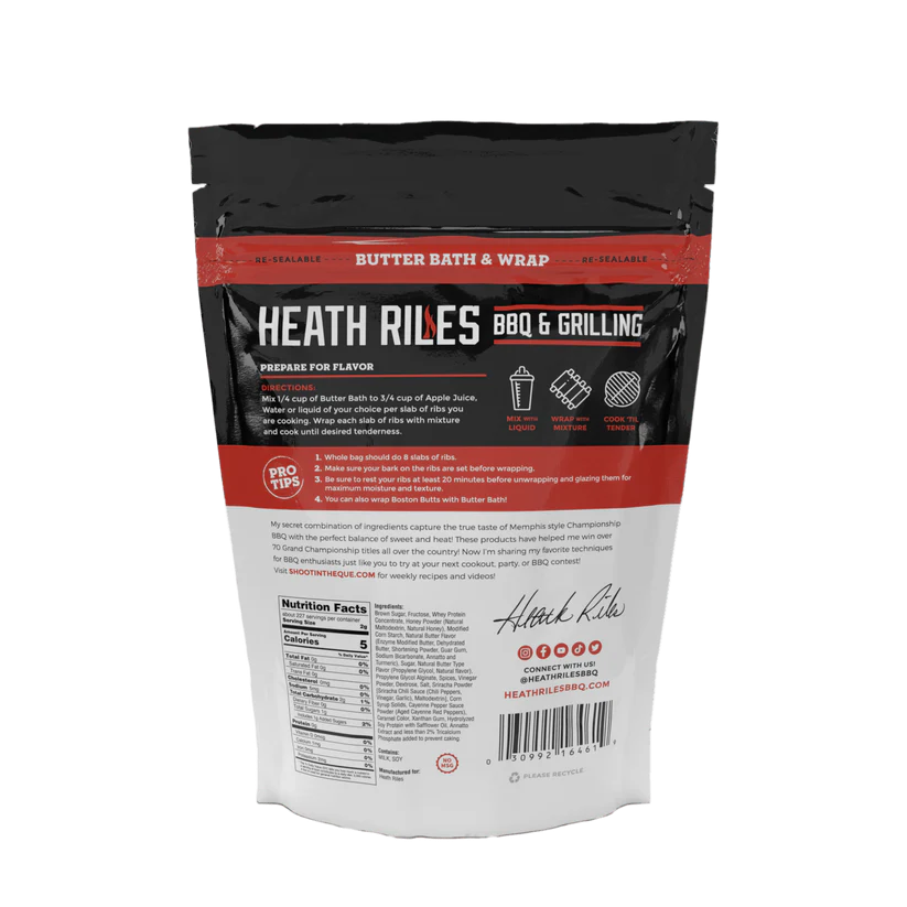 Heath Riles BBQ Butter Bath & Wrap