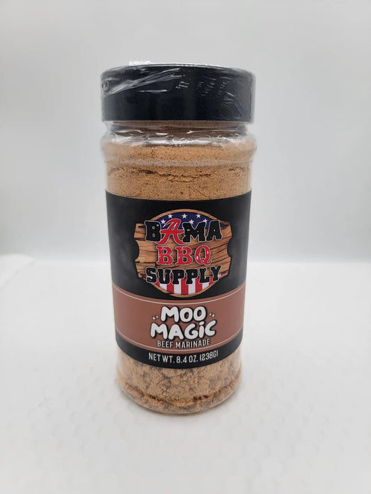 Bama BBQ Supply Moo Magic Beef Marinade & Tenderizer (Formerly Flaps20)