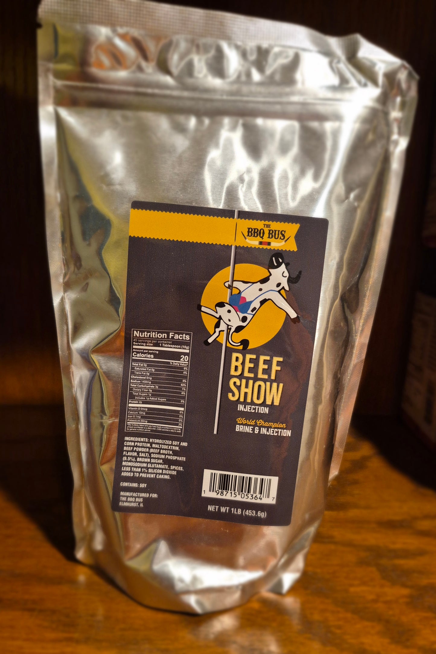 The BBQ Bus Beef Show World Champion Beef Brine & Injection