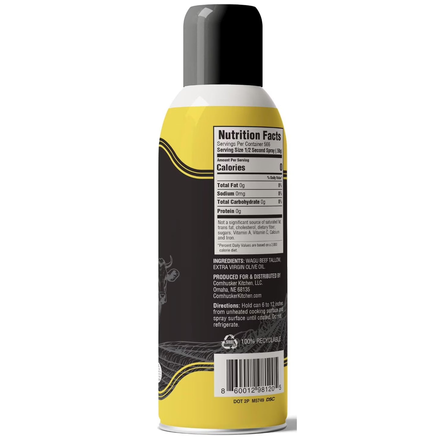 Cornhusker Kitchen Gourmet Wagyu Beef Tallow Spray