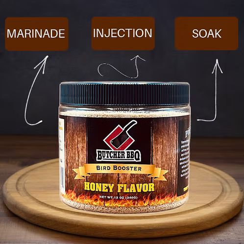 Butcher BBQ Bird Booster Honey Flavor/Turkey Injection & Marinade