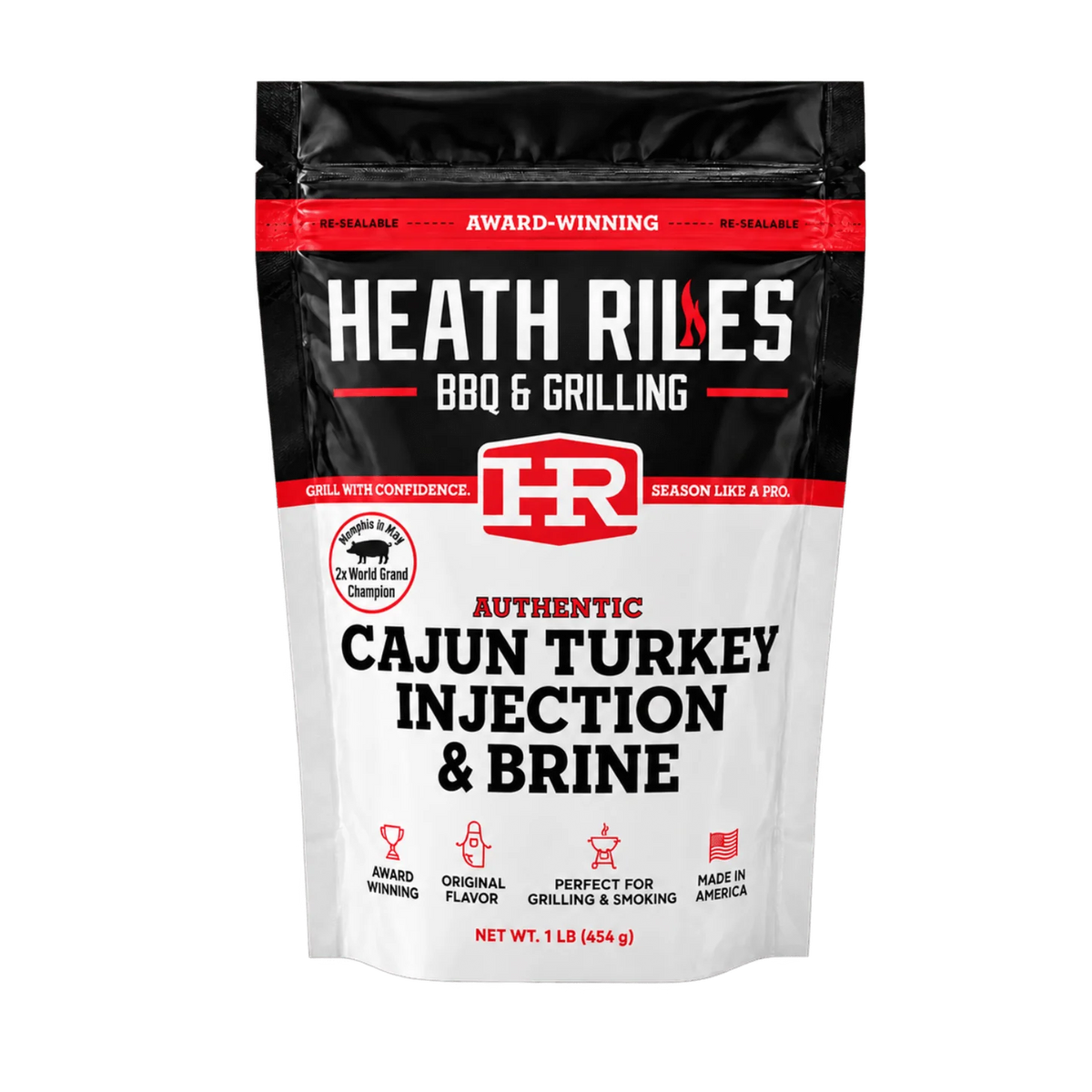 Heath Riles BBQ Cajun Turkey Injection & Brine