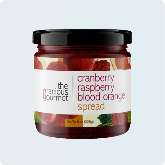 The Gracious Gourmet Cranberry Raspberry Blood Orange Spread