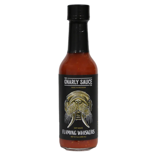 The Gnarly Sauce Company Flaming Whiskers Hot Sauce