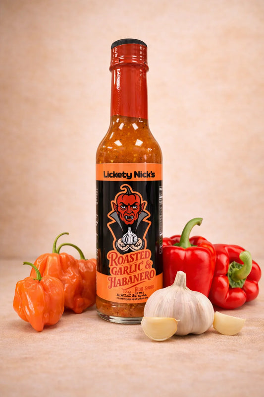 Lickety Nick's Roasted Garlic & Habanero Hot Sauce