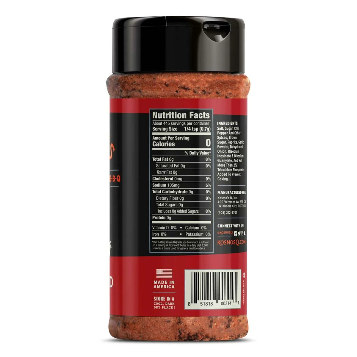 Kosmo's Q Hot Dirty Bird Rub