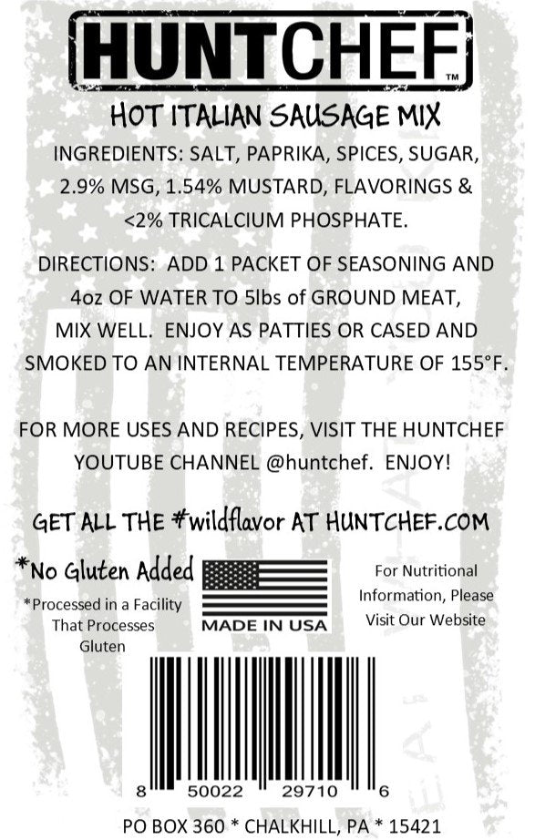 HuntChef Hot Italian Sausage Mix